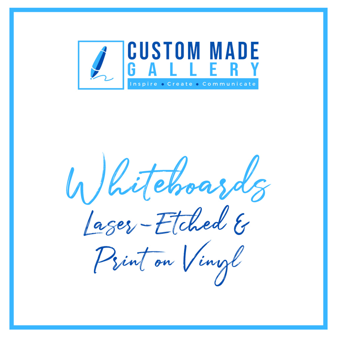 WHITEBOARD | Laser-Etched & Print on Vinyl image 0